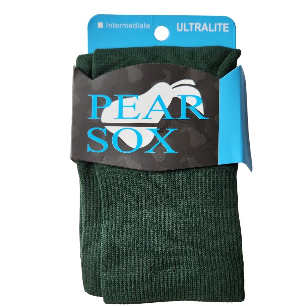 Pearsox Ultralite Intermediate Tube Socks Forest Green Nylon Athletic Baseball